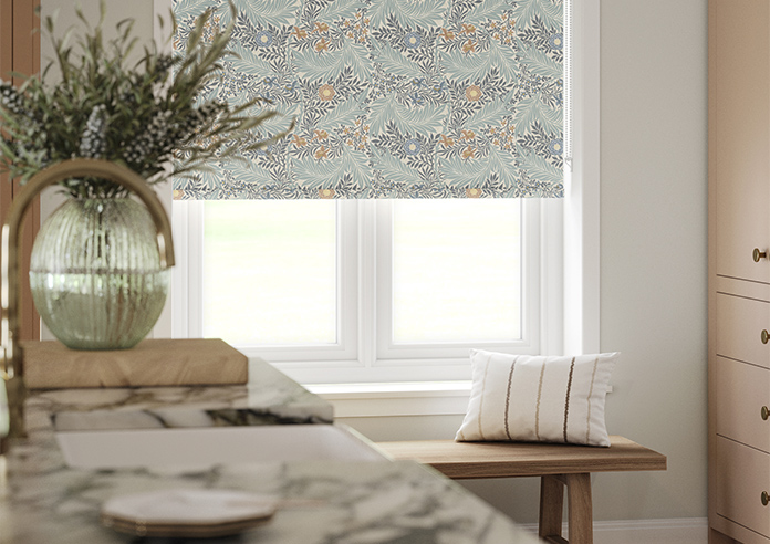 William Morris At Home Larkspur, Woad - Roller Blind - Image 5